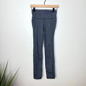 Athleta Heather Gray XS Ankle‎ Length Leggings Workout Athleisure Gym Casual